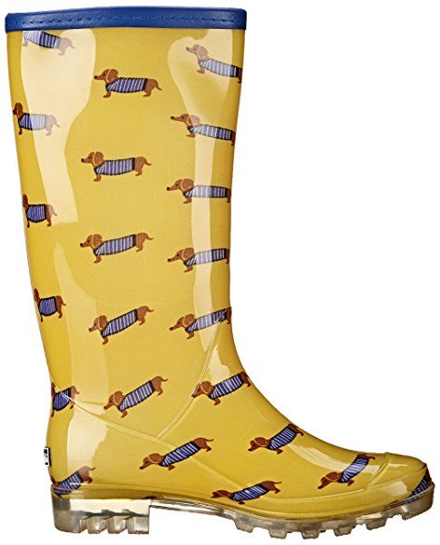 Detail Dachshund Print Rain Boots Nomer 53