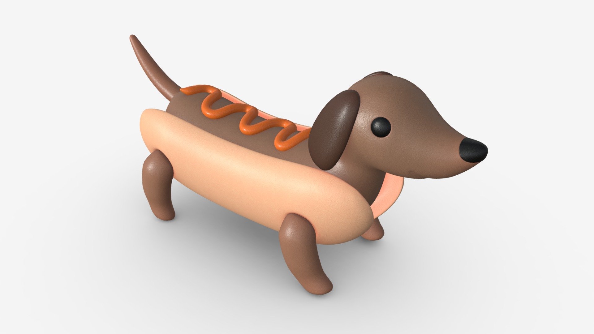 Detail Dachshund Puppy In Hotdog Bun Nomer 31