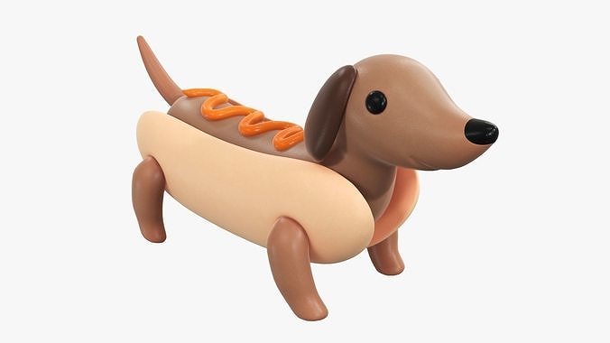 Detail Dachshund Puppy In Hotdog Bun Nomer 7