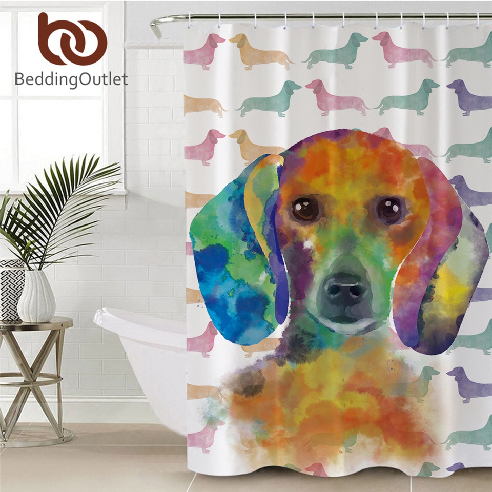 Detail Dachshund Shower Curtains Nomer 44