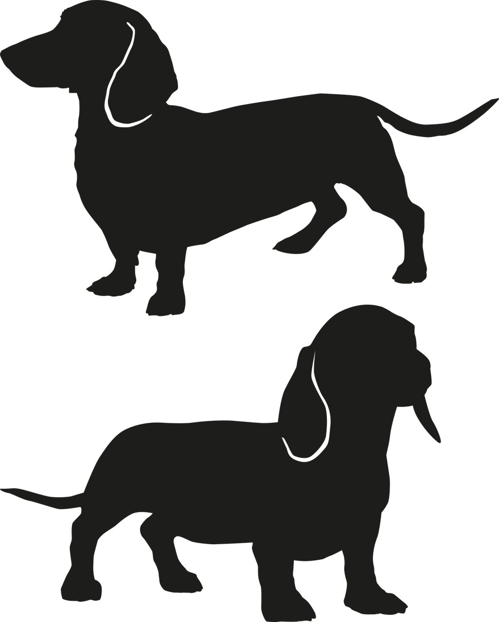 Detail Dachshund Silhouette Clip Art Free Nomer 41