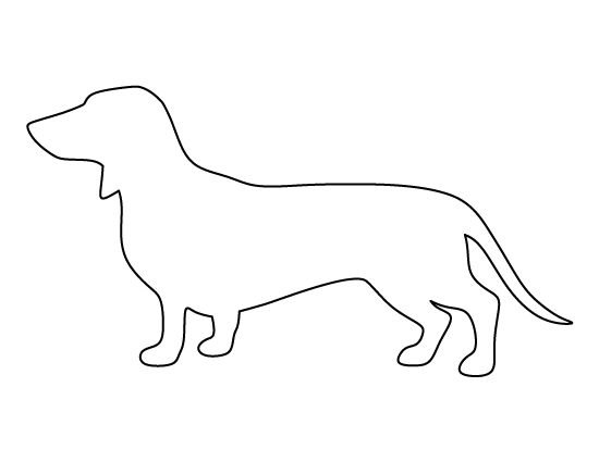 Dachshund Silhouette Printable - KibrisPDR