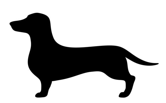 Detail Dachshund Silhouette Printable Nomer 2