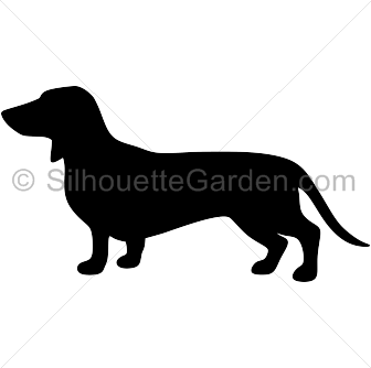 Detail Dachshund Silhouette Printable Nomer 21