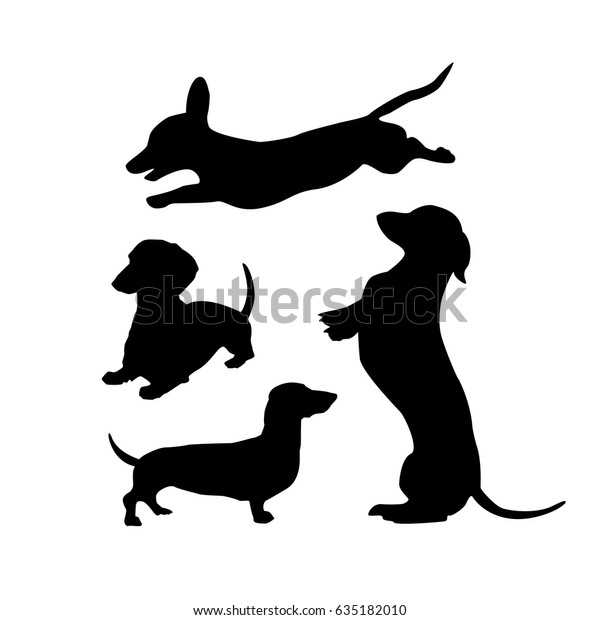 Detail Dachshund Silhouette Sitting Nomer 19