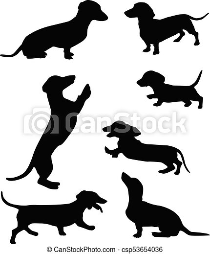 Detail Dachshund Silhouettes Nomer 15