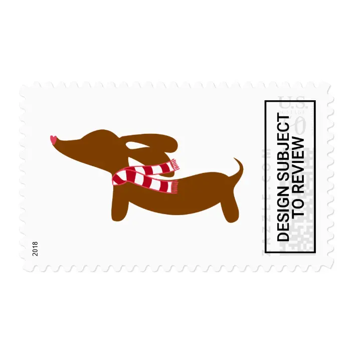 Detail Dachshund Stamps Nomer 36