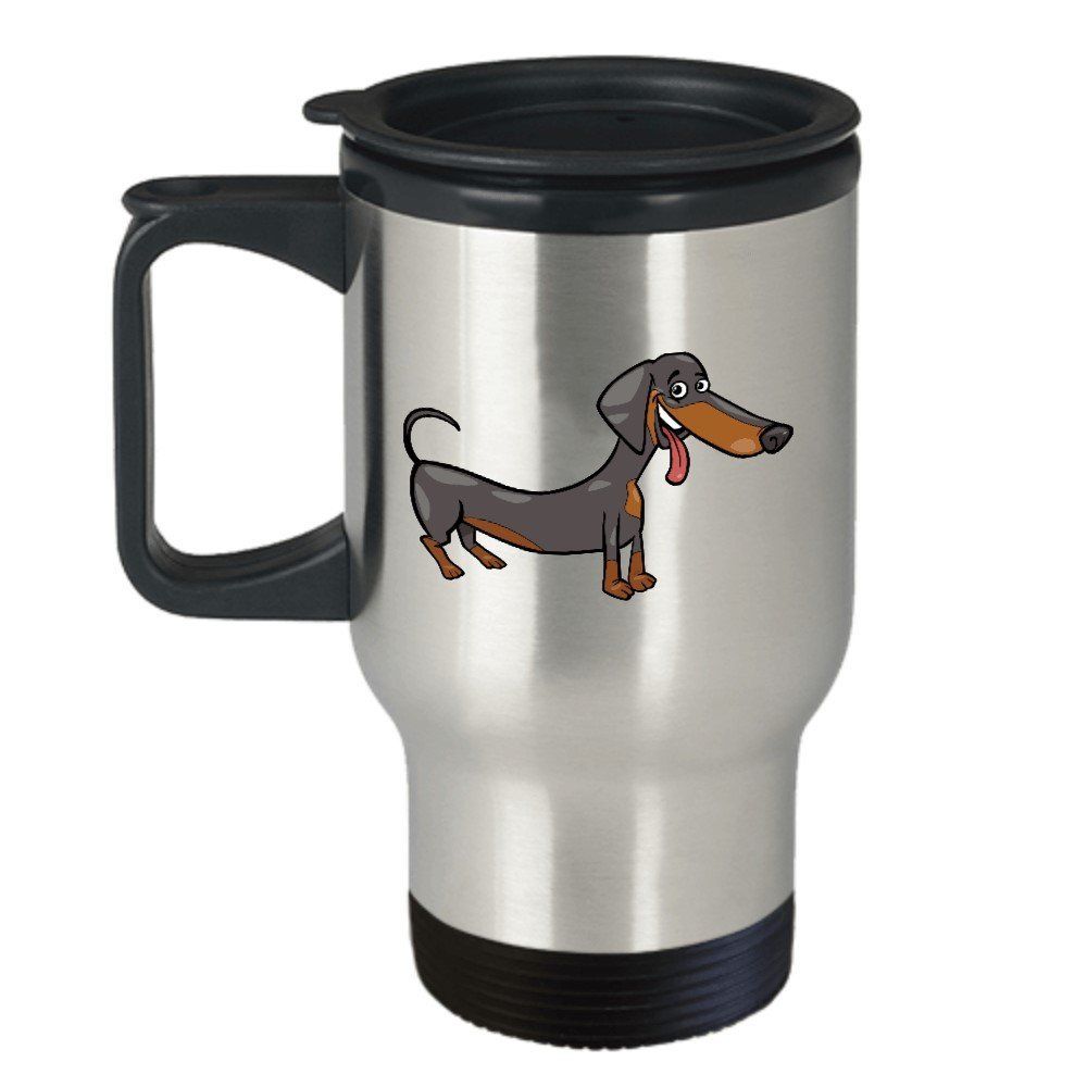 Detail Dachshund Travel Mug Nomer 14