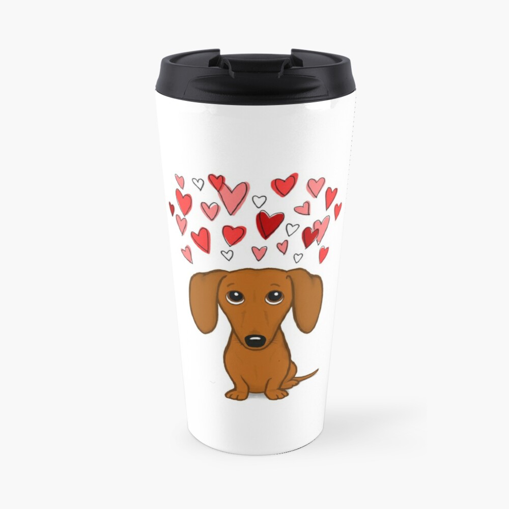 Detail Dachshund Travel Mug Nomer 25