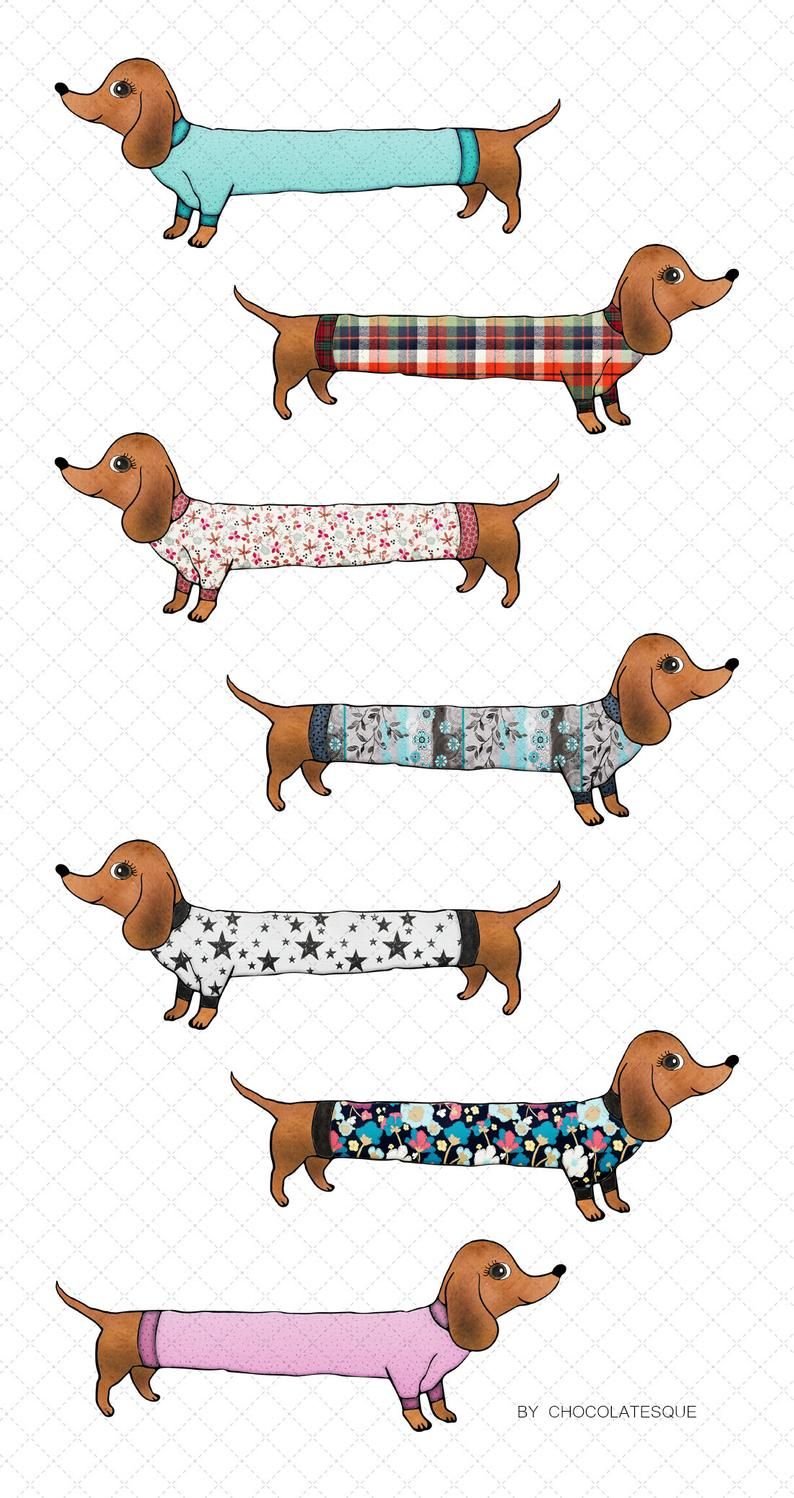 Detail Dachsund Clipart Nomer 44