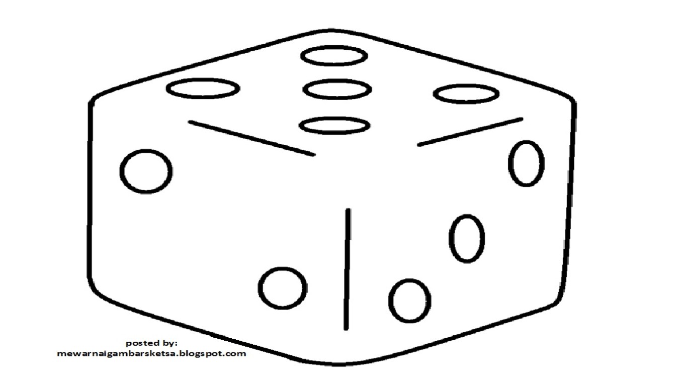 Detail Dadu 3 Dimensi Nomer 11