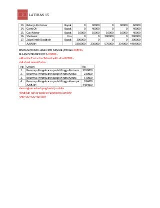 Detail Daftar Belanja Bulanan Rumah Tangga Nomer 13