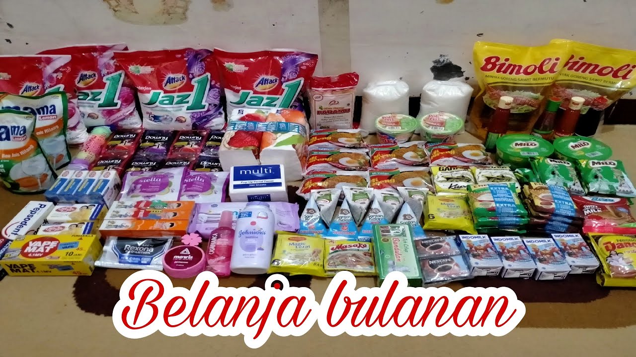 Detail Daftar Belanja Bulanan Rumah Tangga Nomer 40