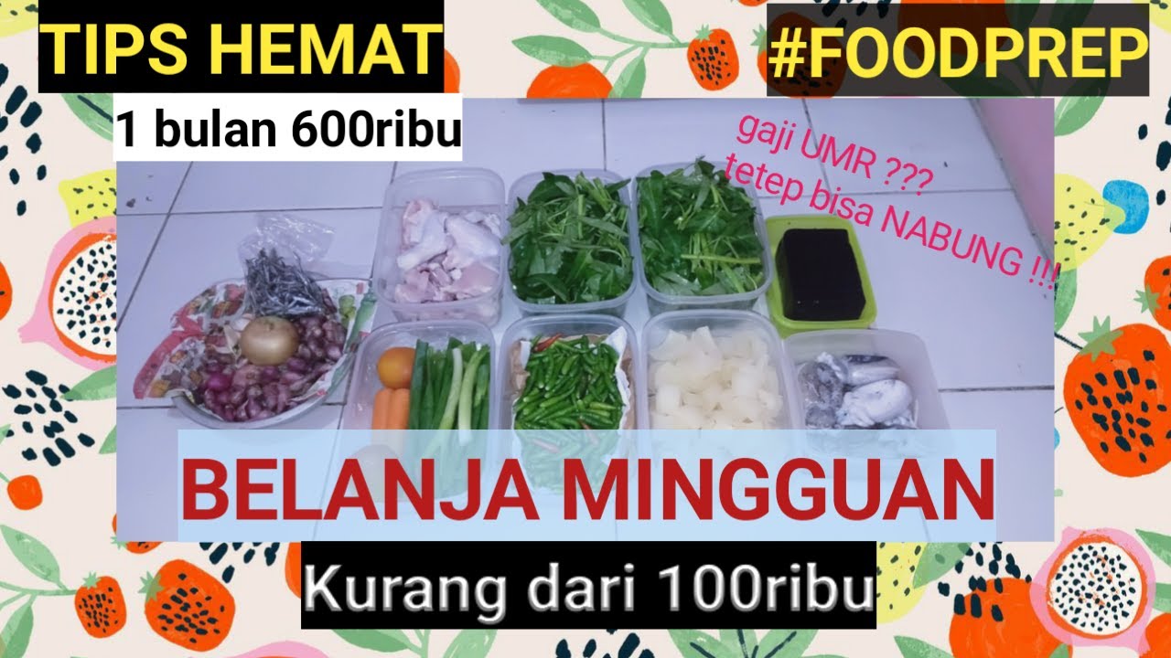 Detail Daftar Belanja Mingguan Ibu Rumah Tangga Nomer 20