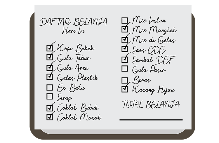 Detail Daftar Belanja Warung Sembako Nomer 7