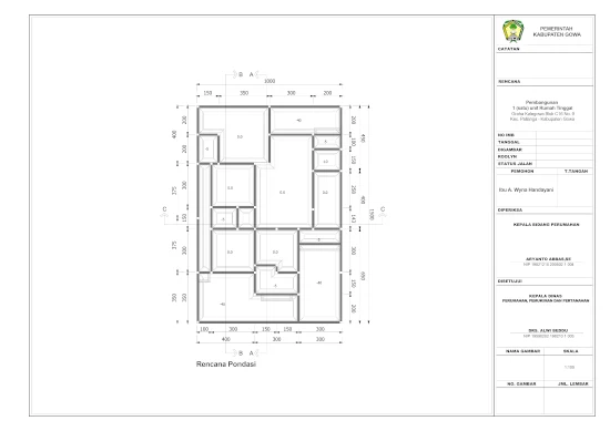 Detail Daftar Gambar Kerja Rumah Tinggal Nomer 29