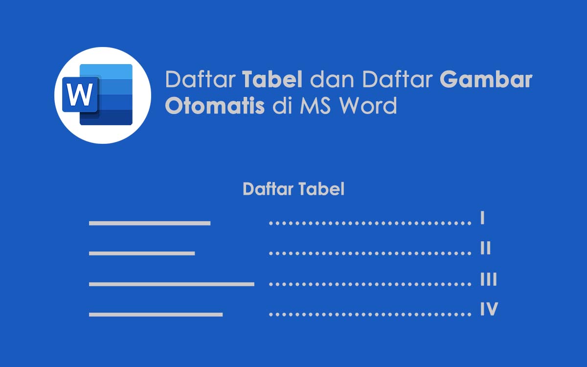 Detail Daftar Gambar Otomatis Ms Word Nomer 31