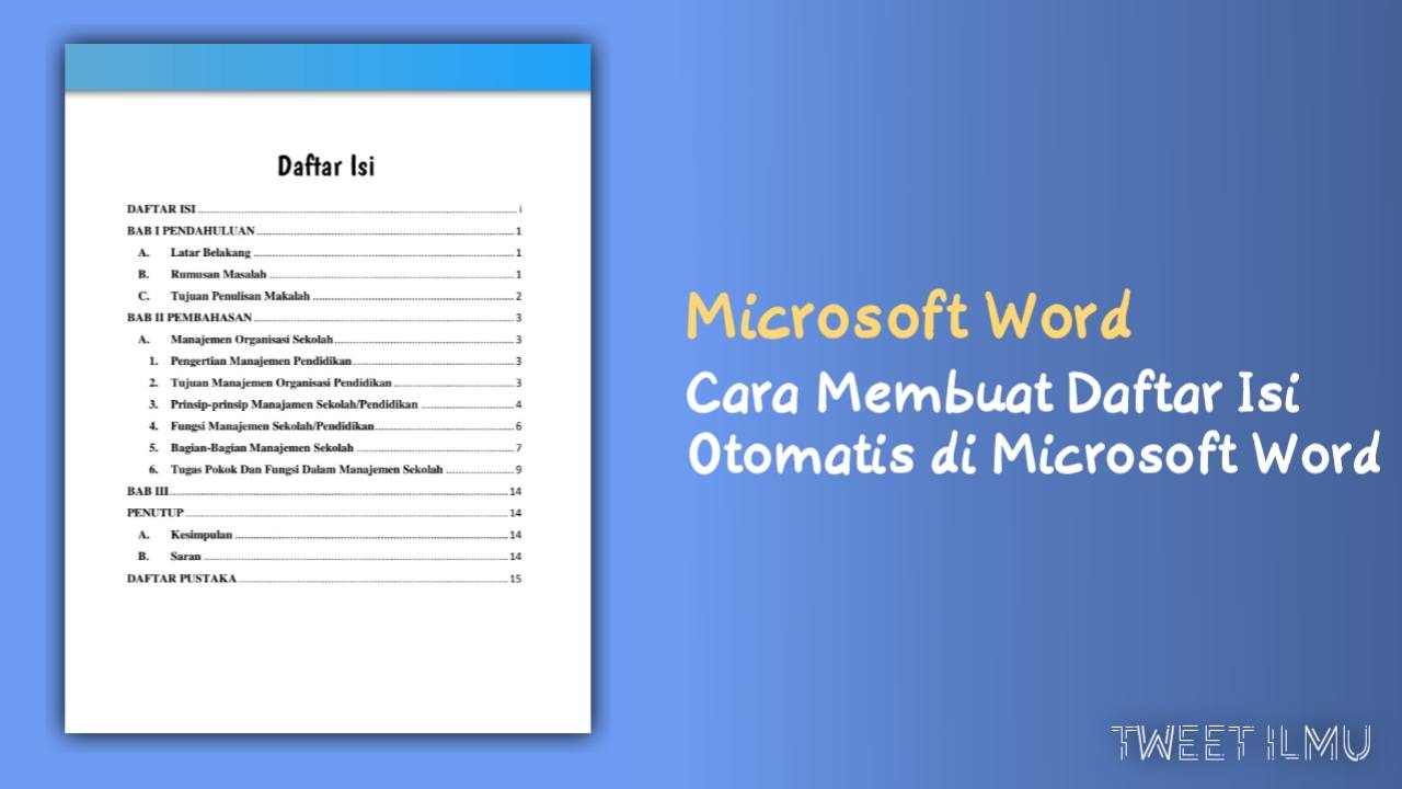 Detail Daftar Gambar Otomatis Ms Word Nomer 33