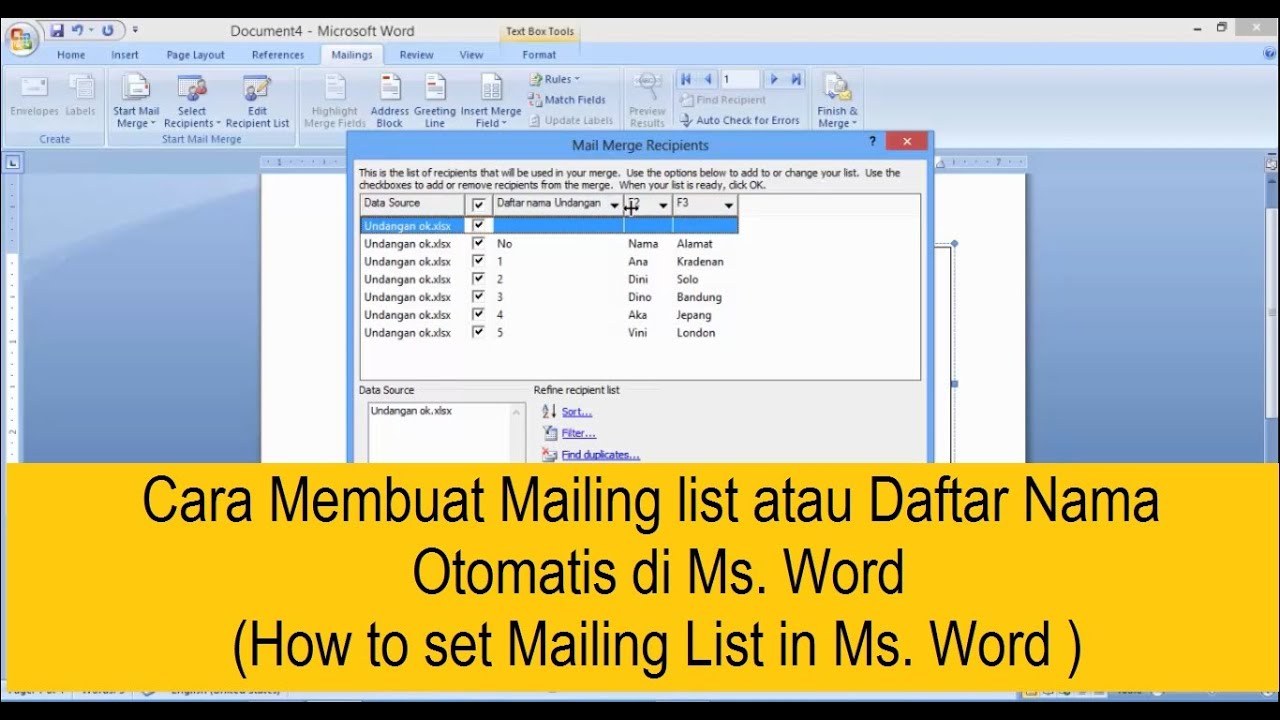 Detail Daftar Gambar Otomatis Ms Word Nomer 36