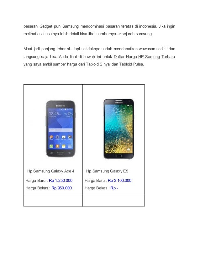Detail Daftar Harga Hp Tabloid Pulsa Nomer 24