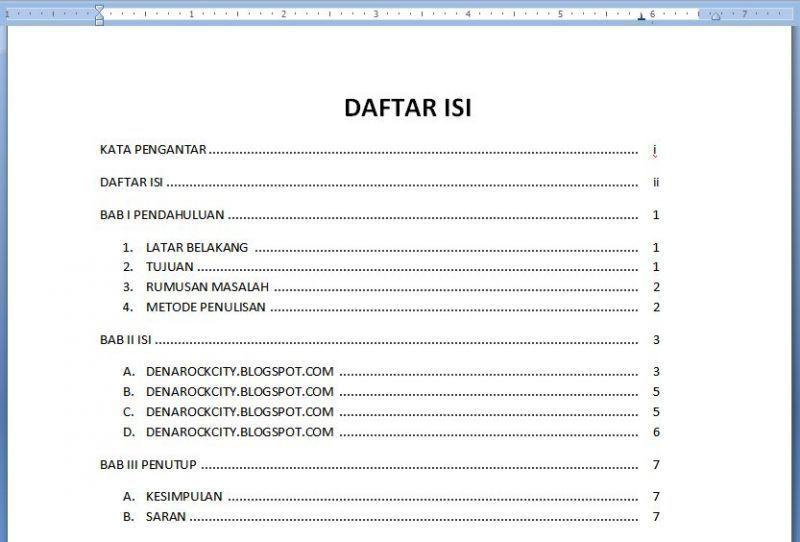 Detail Daftar Isi Gambar Proyek Nomer 45