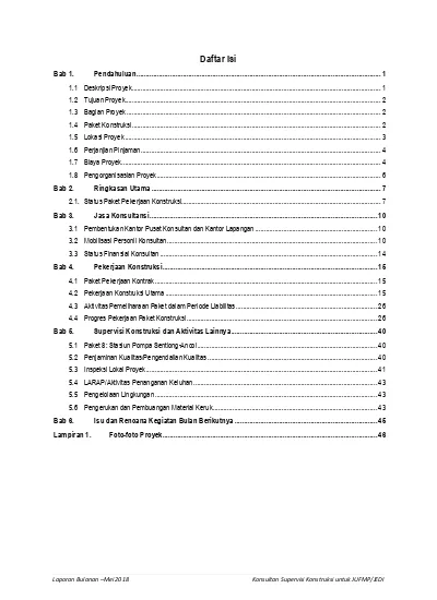 Detail Daftar Isi Gambar Proyek Nomer 50