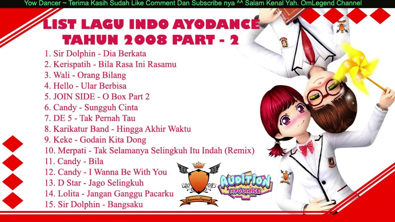 Detail Daftar Lagu Ayo Dance Nomer 8