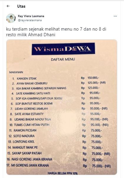 Detail Daftar Makanan Di Restoran Nomer 33