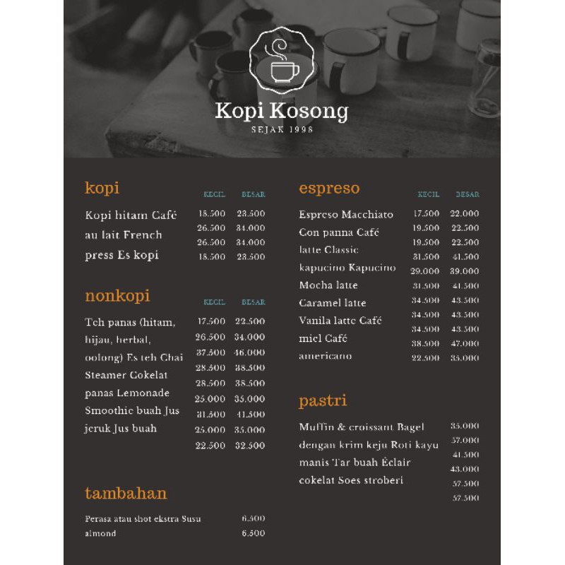 Detail Daftar Menu Keren Nomer 29