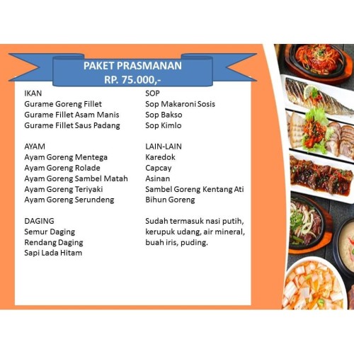 Detail Daftar Menu Makan Malam Prasmanan Nomer 42