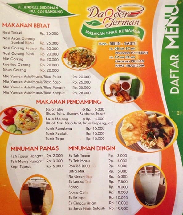 Detail Daftar Menu Makanan Restoran Nomer 30