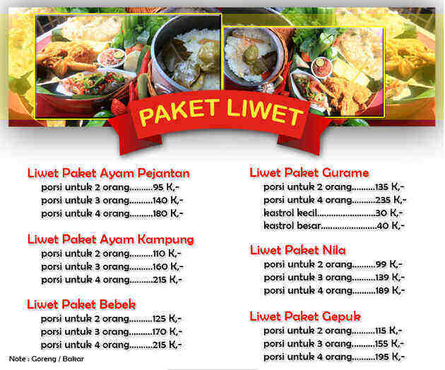 Detail Daftar Menu Rumah Makan Sindang Reret Lembang Nomer 18