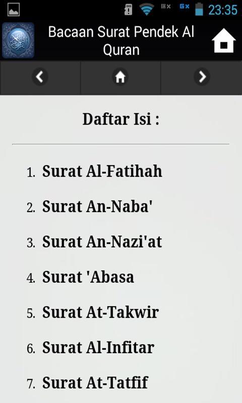 Detail Daftar Surat Pendek Nomer 27