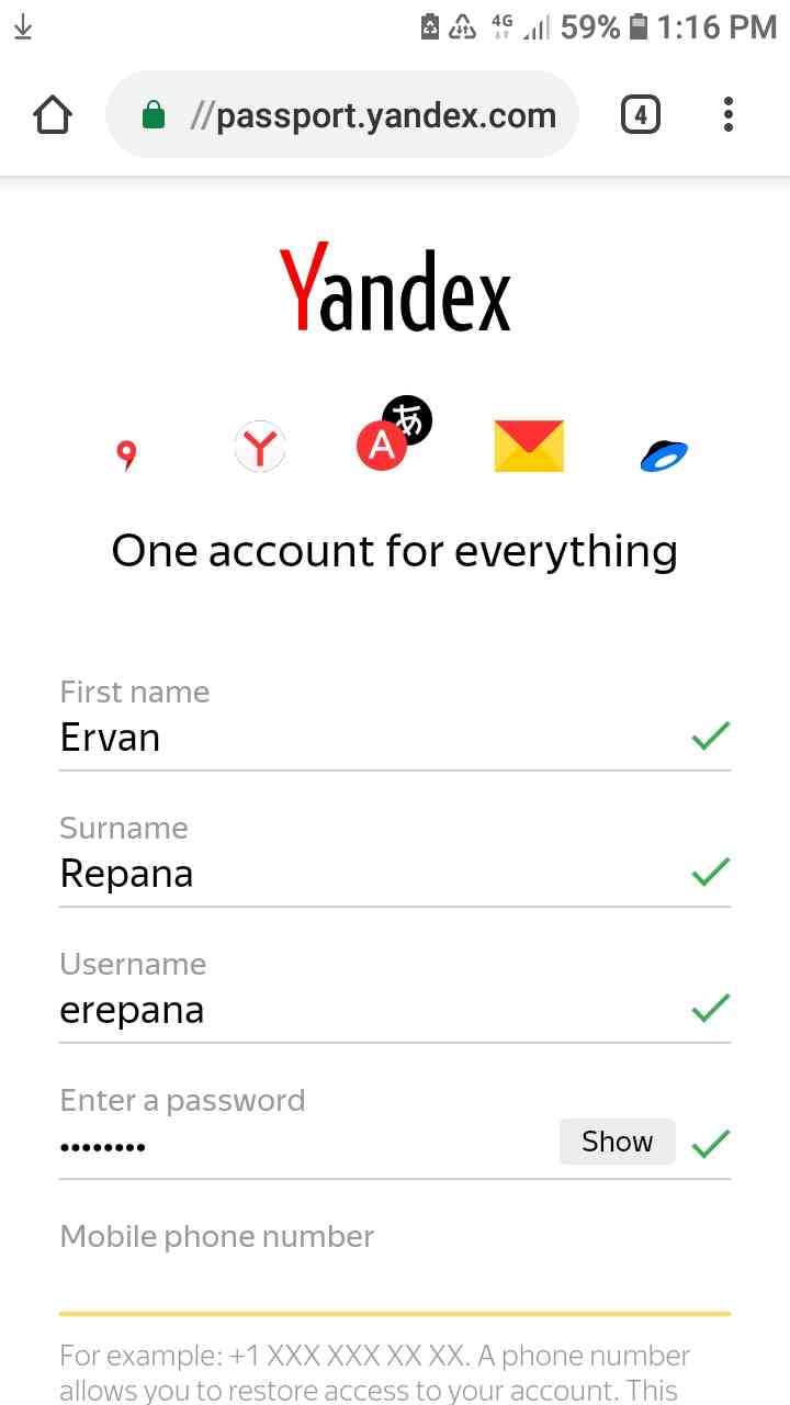 Detail Daftar Yandex Mail Nomer 22