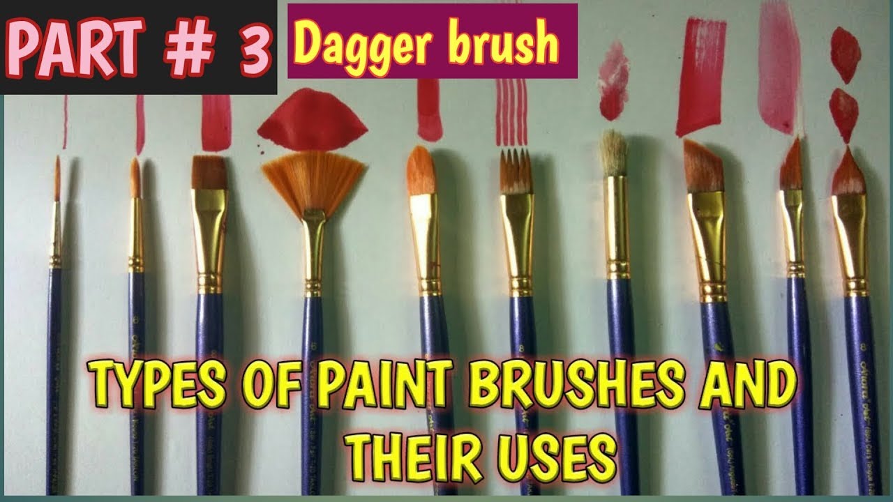 Detail Dagger Brushes For Oil Painting Nomer 19