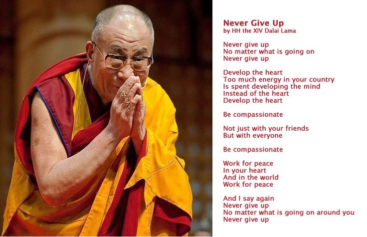 Detail Dalai Lama Quotes Never Give Up Nomer 7