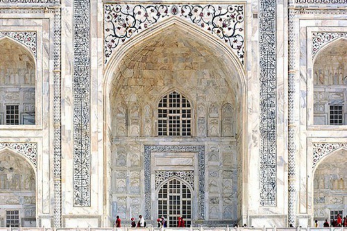 Detail Dalam Taj Mahal Nomer 7