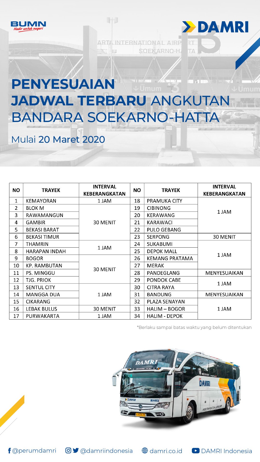 Detail Damri Dari Bandara Soekarno Hatta Ke Depok Nomer 35