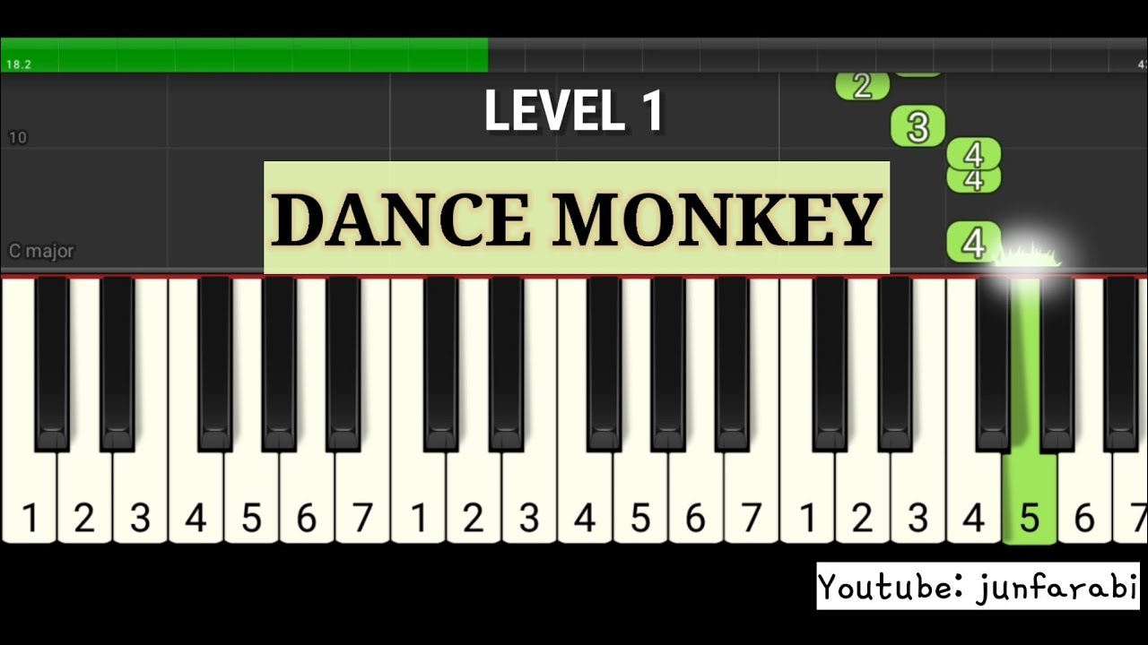 Detail Dance Monkey Piano Notes Letters Nomer 15