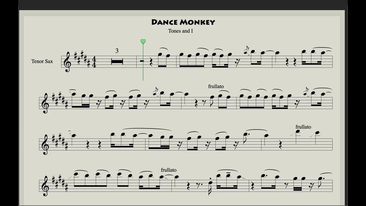 Detail Dance Monkey Saxophone Sheet Music Nomer 18