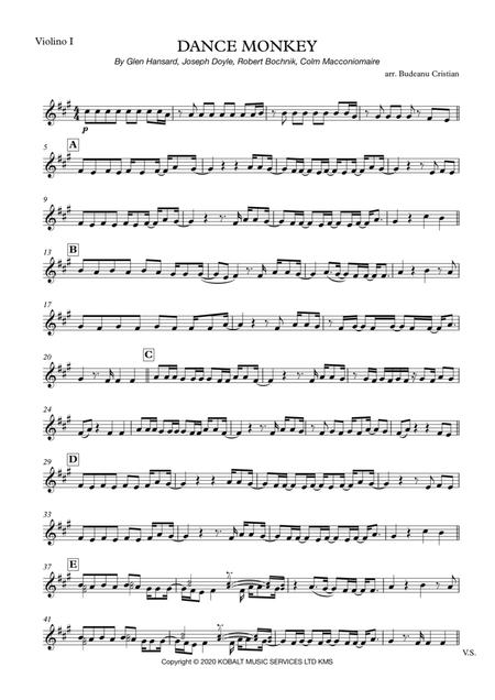 Detail Dance Monkey Sheet Music Violin Nomer 19