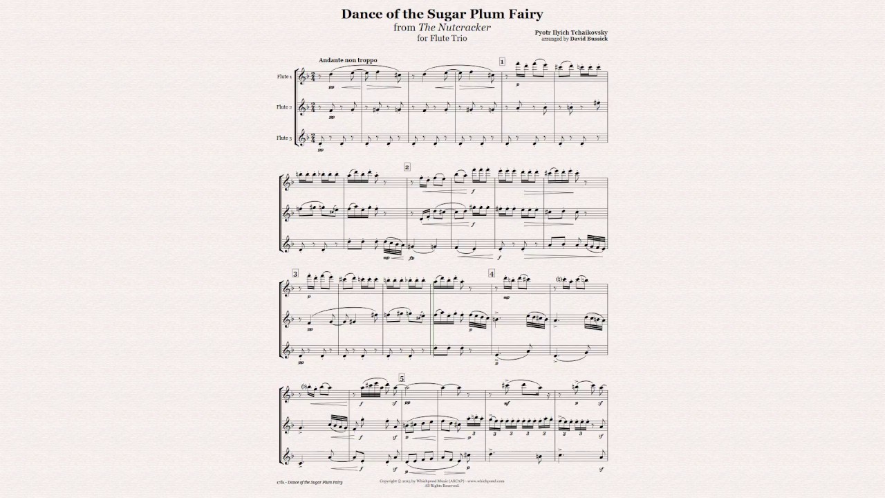 Detail Dance Of The Sugar Plum Fairy Flute Nomer 18