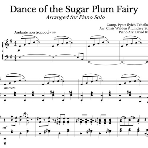 Detail Dance Of The Sugar Plum Fairy Free Piano Sheet Music Nomer 51