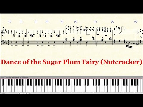 Detail Dance Of The Sugar Plum Fairy Piano Letter Notes Nomer 18