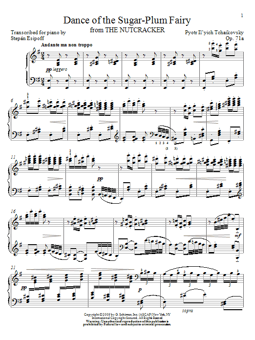 Detail Dance Of The Sugar Plum Fairy Piano Pdf Nomer 17