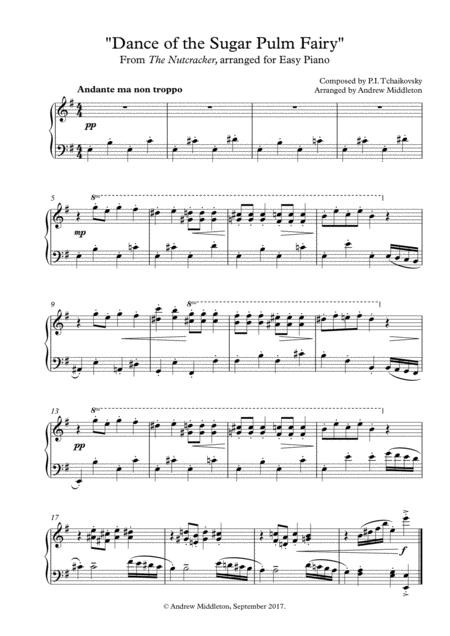 Detail Dance Of The Sugar Plum Fairy Piano Pdf Nomer 30