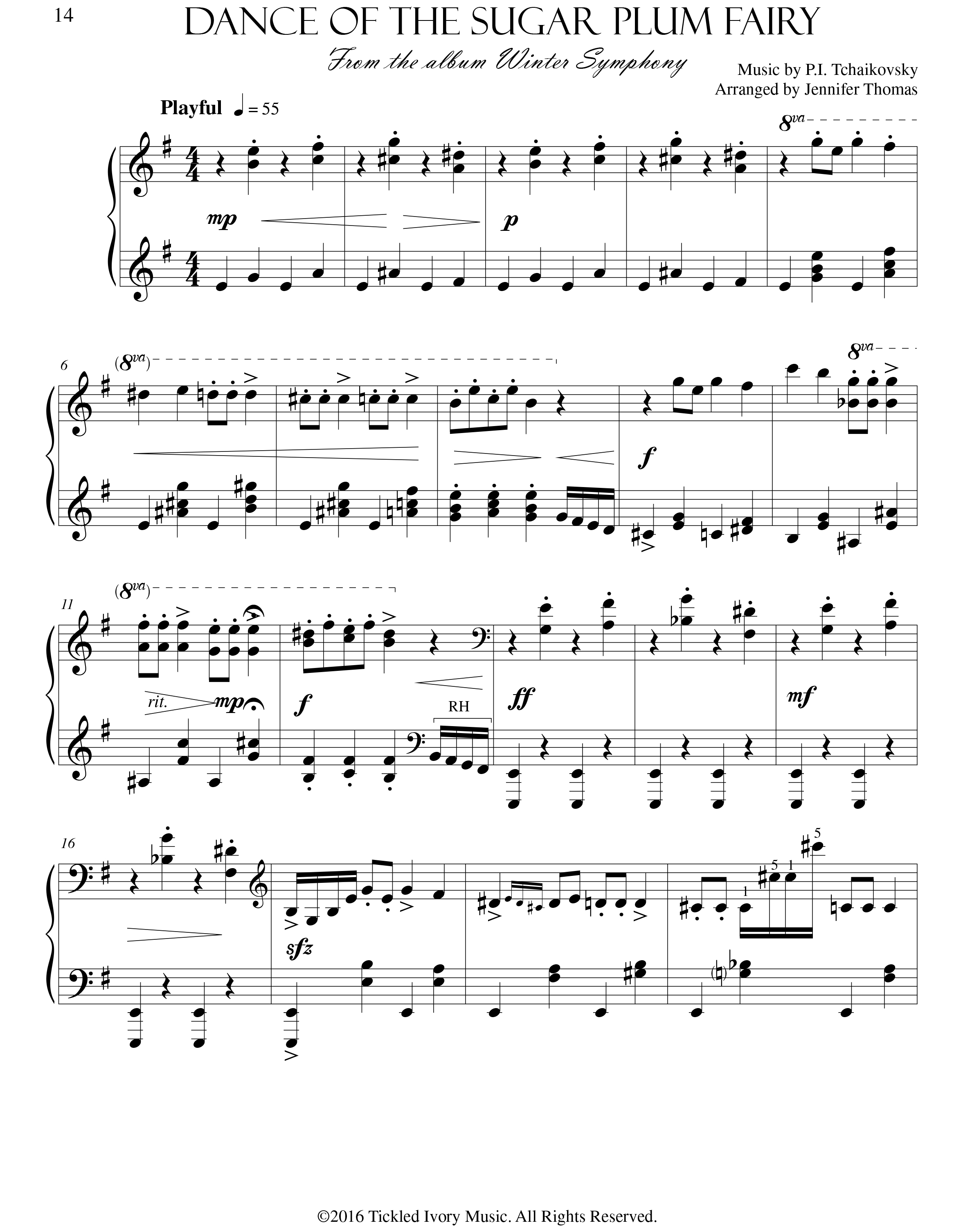 Detail Dance Of The Sugar Plum Fairy Piano Pdf Nomer 44