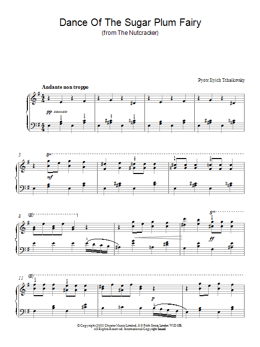 Detail Dance Of The Sugar Plum Fairy Piano Pdf Nomer 46