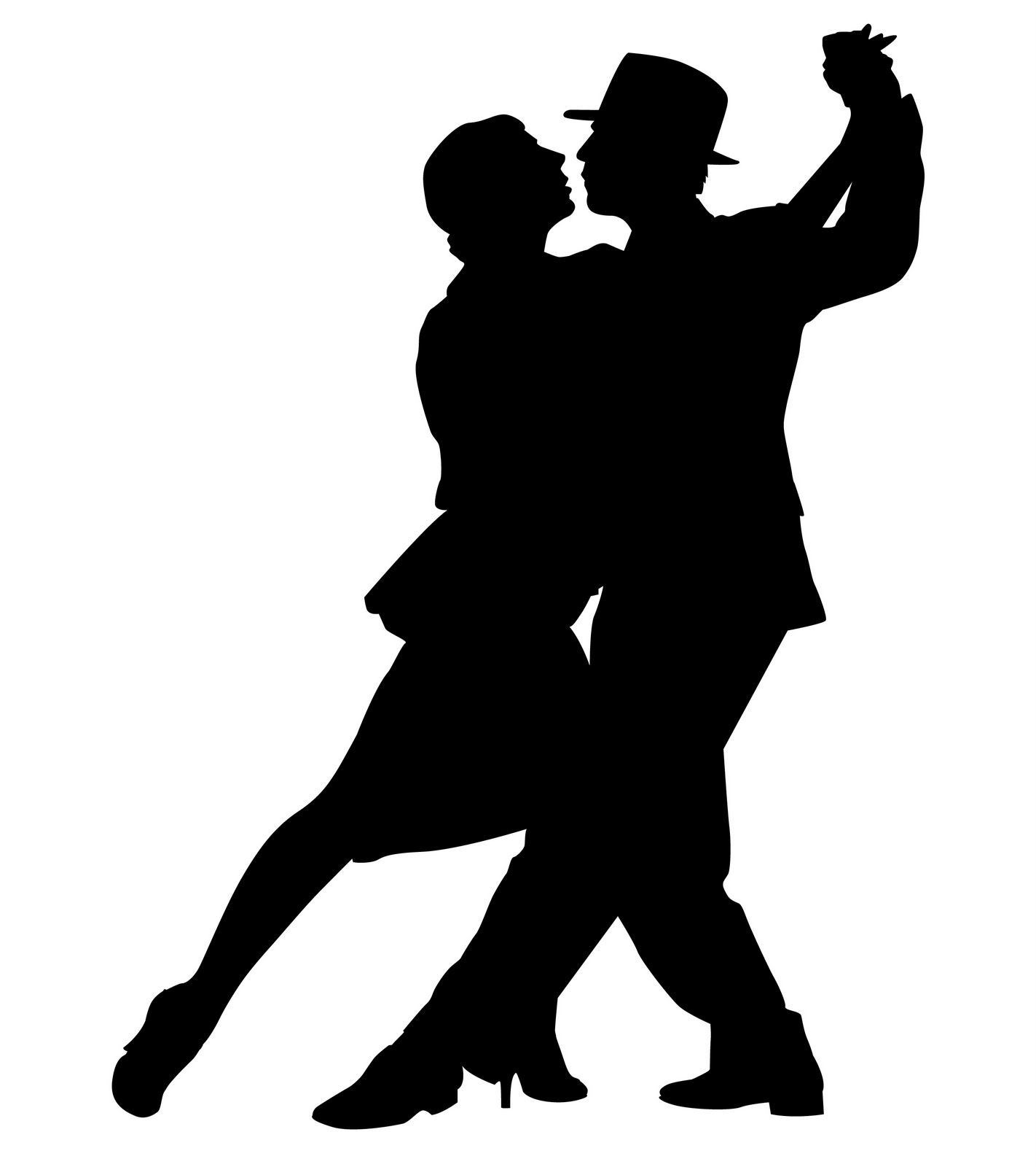 Detail Dance Silhouettes Clipart Nomer 24