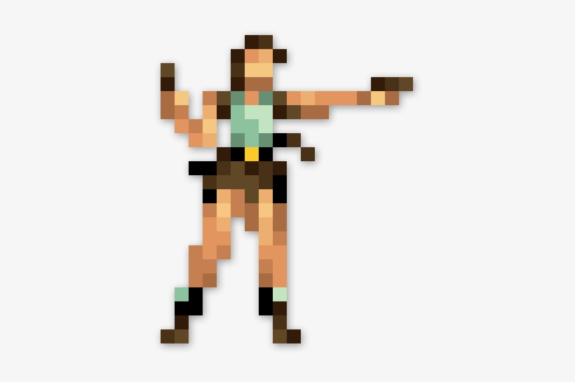 Lara Croft Pixel - KibrisPDR